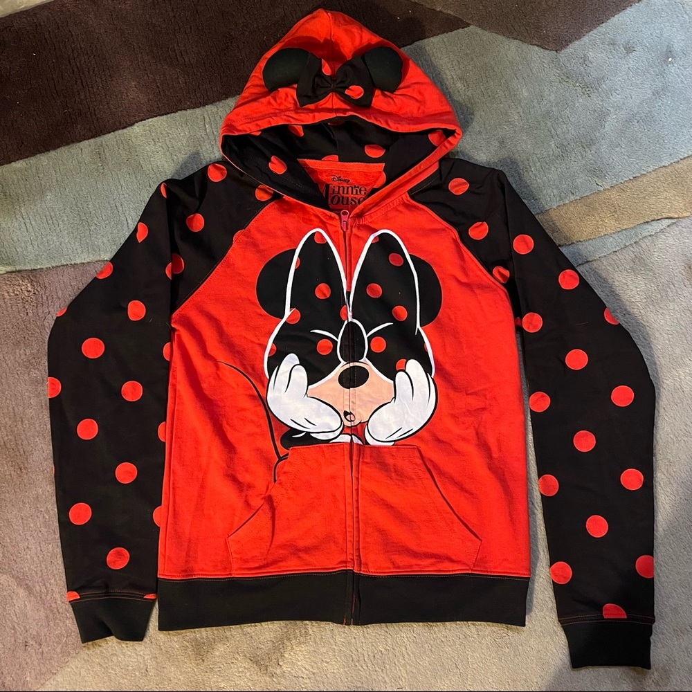 Disney Minnie Mouse Fitted Hoodie XS/SM